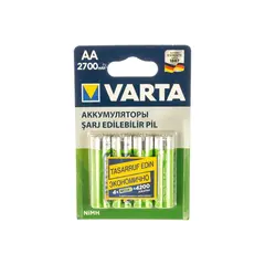 აკუმულატორი VARTA AA 2700 mAh 4 ც. — ელემენტები და ბატარეები