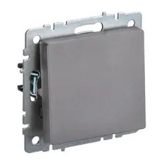 ჩამრთველი ჩარჩოს გარეშე IEK BRITE 1 10A VS10-1-0-BrS — როზეტები და ჩამრთველები