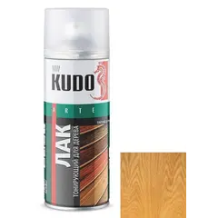 ლაქი მატონირებელი ხისთვის Kudo KU-9043 520 მლ მუხა — სპრეი საღებავი