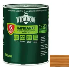 გასაჟღენთი ხის Vidaron Impregnat 700 მლ V05 ბუნებრივი ტექი — ხის საფარი