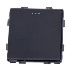 ჩამრთველი Socket Style Cross 1 1G-3W შავი — როზეტები და ჩამრთველები