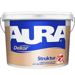 დისპერსიული საღებავი Eskaro Aura Dekor Struktur 2.5 ლ — ინტერიერის საღებავი