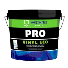 წყალემულსია Vechro Pro Vinyl Eco 10 ლ თეთრი — ინტერიერის საღებავი