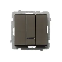 ჩამრთველი ჩარჩოს გარეშე Ospel ŁP-13RS/m/40 — როზეტები და ჩამრთველები