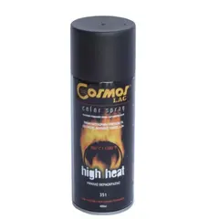 საღებავი-სპრეი Cosmos Lac high heat შავი No.351 400 მლ — სპრეი საღებავი