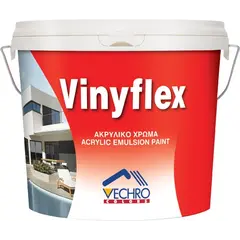 საღებავი წყალემულსიური ფასადისთვის Vechro Vinyflex Acrylic 9 ლ — ექსტერიერის საღებავი