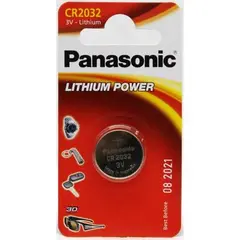 ლითიუმის ელემენტი Panasonic CR2032 3V — ელემენტები და ბატარეები