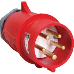 ჩანგალი ძალოვანი IEK Magnum ССИ-025 415V 32A 3Р+РЕ+N IP44 — დამაგრძელებელი და გადამყვანები