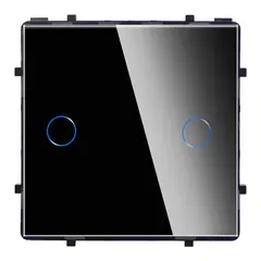 ჩამრთველი ჩარჩოს გარეშე სენსორით Socket Elegant Wireless Wi-Fi 2 შავი — როზეტები და ჩამრთველები