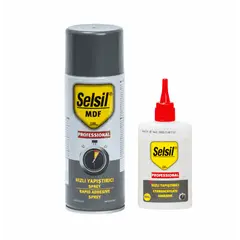 წებო Selsil MDF 200 მლ.+50 გ. — წებო