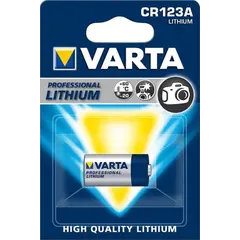 ელემენტი ლითიუმის VARTA CR123A 3V 1 ც — ელემენტები და ბატარეები