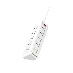 ქსელის ფილტრი LDNIO SC10610 10 2м 2500W 6 USB PD+QC — დამაგრძელებელი და გადამყვანები