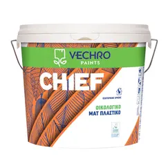 წყალემულსია Vechro CHIEF PLASTIC ECO 3 ლ — ინტერიერის საღებავი