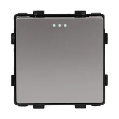 ჩამრთველი Socket Style Cross 1 1G-3W ნაცრისფერი — როზეტები და ჩამრთველები