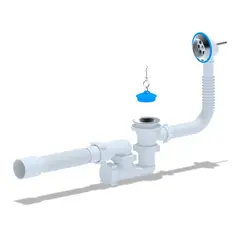სიფონი აბაზანის ANI PLAST 1/2 40х50 E255EU — სიფონი