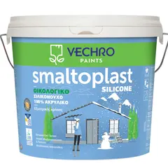 წყალემულსია საიზოლაციო Vechro SMALTOPLAST SILICONE ECO BASE D 10 ლ — ინტერიერის საღებავი