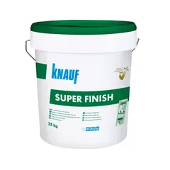 მზა ფითხი შიდა მოხმარებისთვის KNAUF Super Finish 25 კგ — მზა ფითხი