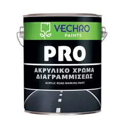 საღებავი გზის Vechro Pro acrylic road marking paint ყვითელი 5 კგ — ანტიკოროზიული საღებავი