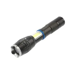 ფანარი GTV LED 1 AAA 8W 800lm 6400K 500m IP44 შავი — ტექნიკური განათება
