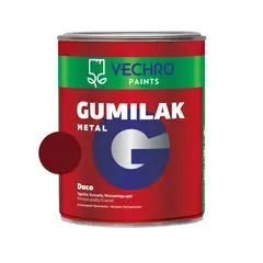 საღებავი ზეთის ლითონისთვის Vechro Gumilak metal No 617 შინდისფერი პრიალა 750 მლ — ზეთის საღებავი