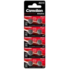 ელემენტი Camelion AG13-BP10 Alkaline LR44 10 ც — ელემენტები და ბატარეები