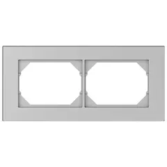 ჩარჩო Vilma 2 XP500 Metallic — როზეტები და ჩამრთველები