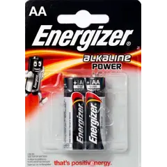 ელემენტი Energizer AA Alkaline Power 2 ც — ელემენტები და ბატარეები