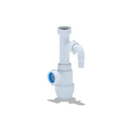 სიფონი სწორი მილით ANI PLAST YUNG 1 1/4" 32*200 BM1315EU — სიფონი