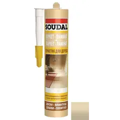 ჰერმეტიკი პარკეტის Soudal 300 მლ ნეკერჩხალი — სილიკონი და ჰერმეტკი