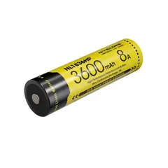 აკუმულატორი Nitecore 18650 NL 3600mAh 8A 3.6V 1836HP — ელემენტები და ბატარეები