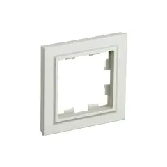 ჩარჩო IEK BR-M12-K10 BRITE 1 უნივერსალური ბეჟი — როზეტები და ჩამრთველები
