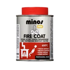 საღებავი Evochem Minos Tech Fire Coat 650°C შავი 750 მლ — ანტიკოროზიული საღებავი