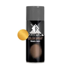 სპრეი საღებავი მეტალიკი Elastotet Quantum Color Spray Metallic Colors 400ml ოქროსფერი — სპრეი საღებავი