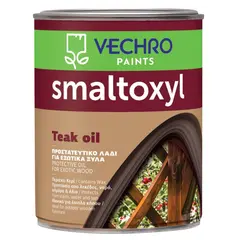 ზეთი ხის ზედაპირისთვის Vechro Smaltoxyl Teak Oil 750 მლ — ხის საფარი