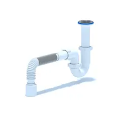 სიფონი პირდაპირი  ANI PLAST 1/2" 40х40/50 D0115EU — სიფონი