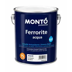 საღებავი ანტიკოროზიული MONTO FERRORITE ACQUA SATINADO 4L 501902 102 — ანტიკოროზიული საღებავი