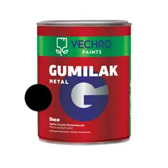 საღებავი ზეთის ლითონისთვის Vechro Gumilak metal შავი პრიალა 750 მლ — ზეთის საღებავი