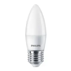 ნათურა PHILIPS LED E27 6W 620lm 827 B35 — ნათურა და ვაზნა