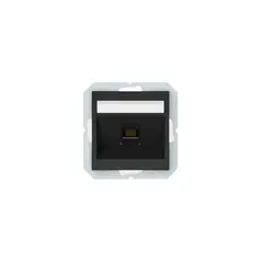 როზეტი Vilma QR1000 RJ45 PC 1 შავი — როზეტები და ჩამრთველები