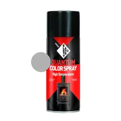 სპრეი საღებავი ცეცხლგამძლე Elastotet Quantum Color Spray HI TEMP 400ml ვერცხლისფერი — სპრეი საღებავი