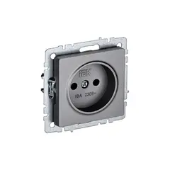 როზეტი IEK BRITE 10A RS10-1-0-BrS ჩარჩოს გარეშე — როზეტები და ჩამრთველები