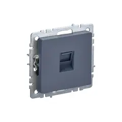როზეტი IEK BRITE RJ45 cat5E RRK10-BrM ჩარჩოს გარეშე — როზეტები და ჩამრთველები