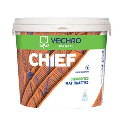 წყალემულსია Vechro CHIEF PLASTIC ECO 0.750 ლ — ინტერიერის საღებავი