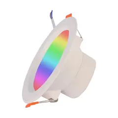 პანელი მრგვალი Smart Home 5W 2700 6500K RGB C W Wi-Fi — ტექნიკური განათება