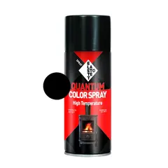 სპრეი საღებავი ცეცხლგამძლე Elastotet Quantum Color Spray HI TEMP 400ml შავი — სპრეი საღებავი