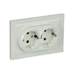 როზეტი IEK RS12-3-BrZh 2 BRITE 16A მარგალიტი — როზეტები და ჩამრთველები