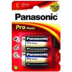 ელემენტი ალკალინი Panasonic LR14 ProPower С 2 ც — ელემენტები და ბატარეები