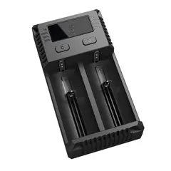 დამტენი მოწყობილობა Nitecore 2 8W 0.25A 3.7 4.35V Li-Ion — ელემენტები და ბატარეები