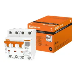 დიფერენციალური ავტოამომრთველი TDM 4Р(3Р+N) C16 16A 30mA — დიფერენციალური გამომრთველელი