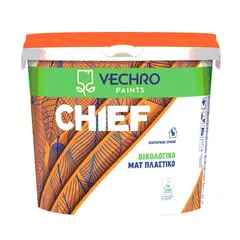საღებავი წყალემუსლიური Vechro Chief Plastic Base P 9 ლ — ინტერიერის საღებავი